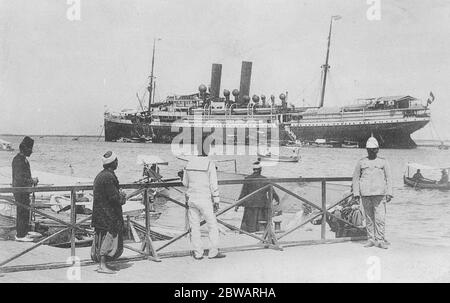 SS Prinz Eitel Friedrich (allemand) 1919 Banque D'Images