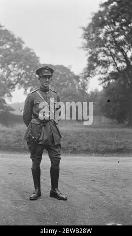 Le général Richard Mulcahy de l'Armée d'État libre irlandaise Banque D'Images