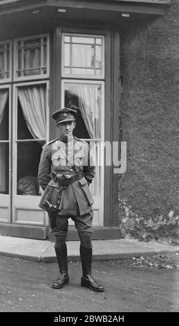 Le général Richard Mulcahy de l'Armée d'État libre irlandaise Banque D'Images