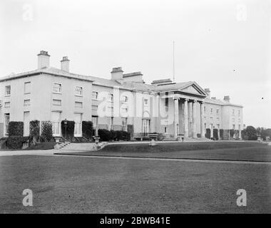 Premier discours du Gouverneur général irlandais aux deux maisons de Dublin le Vice Regal Lodge , Dublin 13 décembre 1922 Banque D'Images