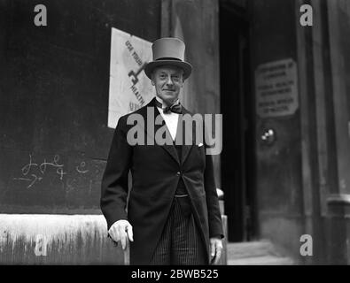 Les nouveaux Sheriffs au Guildhall , ville de Londres - M. F E Newson Smith . 1939 Banque D'Images