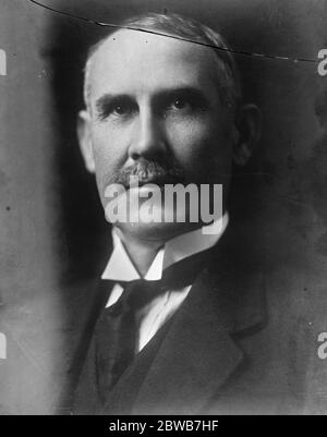 Nouveau Haut-Commissaire pour la Nouvelle-Zélande Sir James Parr , qui a été nommé pour succéder à Sir James Allen au poste de Haut-Commissaire pour la Nouvelle-Zélande à Londres, le 23 février 1926 Banque D'Images