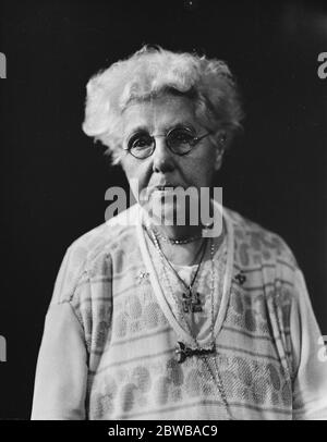 Dr Annie Besant , a noté théosophiste . Elle est celle qui a apporté Jiddu Krishnamurti , qui s'appelle le ' Nouveau messie ' aux Etats-Unis . 14 septembre 1926 Banque D'Images