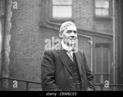 M. McCausland , Secrétaire du Club Aldwych 26 novembre 1924 Banque D'Images