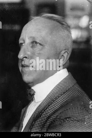 Siegfried Wagner , fils du compositeur et directeur de Bayreuth 6 juin 1869 - 4 août 1930 24 mars 1927 Banque D'Images