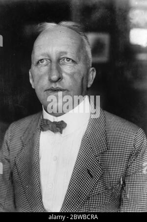 Siegfried Wagner , fils du compositeur et directeur de Bayreuth 6 juin 1869 - 4 août 1930 24 mars 1927 Banque D'Images