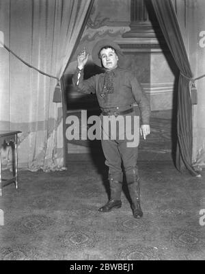 Les temps anciens des salles de musique au Palladium , Londres Charles Bignell 23 décembre 1922 Banque D'Images