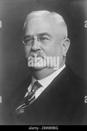 M Josephe Dolansky , Czecho Ministre slovaque de l'alimentation . 21 décembre 1925 Banque D'Images