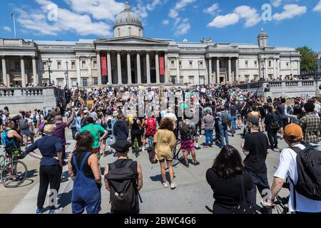 #BlackLivesMatter manifestation de solidarité à Londres Banque D'Images
