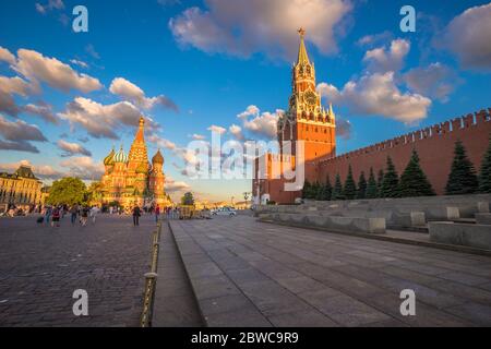 L'église Saint-Basils de Moscou Banque D'Images