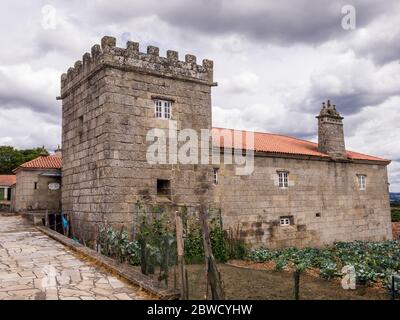 Pazo de San Pedro de Bembibre. Taboada. Ribera Sacra. Lugo. Galice. Espagne Banque D'Images