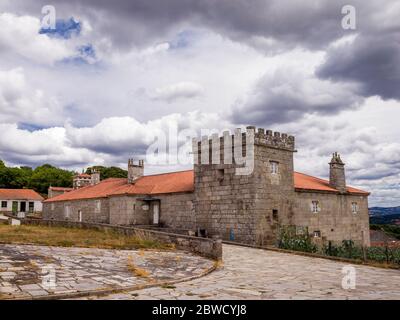 Pazo de San Pedro de Bembibre. Taboada. Ribera Sacra. Lugo. Galice. Espagne Banque D'Images