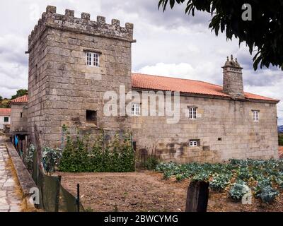 Pazo de San Pedro de Bembibre. Taboada. Ribera Sacra. Lugo. Galice. Espagne Banque D'Images