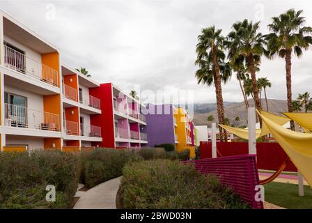 Saguaro hôtel à Palm Springs CA Banque D'Images