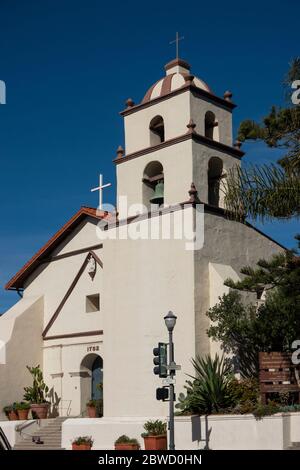 Mission San Buenaventura centre ville Ventura CA Banque D'Images