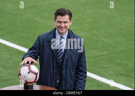 2020 05 30. Président de la Fédération lituanienne de football, Tomas Danilevičius Banque D'Images