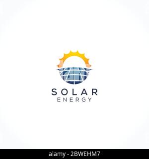logo solaire simple Illustration de Vecteur