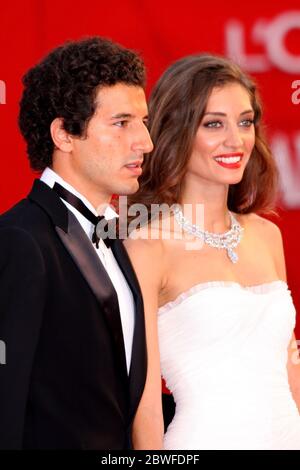 VENISE, ITALIE - SEPTEMBRE 02 : Francesco Scianna et Margaret ont participé à la cérémonie d'ouverture et à la première de 'Baaria' Banque D'Images