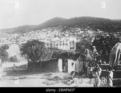 En temps de paix . Une photo charmante d'Ouezzan , au Maroc , où les Français sont sur le point de commencer des opérations militaires . 22 septembre 1925 Banque D'Images