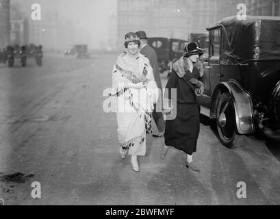 Ouverture d'État du Parlement . Baronne Beaumont . 15 janvier 1924 Banque D'Images