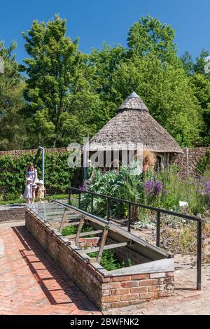 Great Torrington, North Devon, Angleterre. Lundi 1er juin 2020. Météo Royaume-Uni. Pendant un bel été, RHS Rosemoor a ouvert ses portes aux membres pour la première fois depuis le confinement. Seuls les visiteurs préréservés arrivant à des créneaux horaires définis ont pu facilement prendre des distances. Crédit : Terry Mathews/Alay Live News Banque D'Images