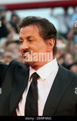 VENISE, ITALIE - 12 SEPTEMBRE:Sylvester Stallone assiste à la cérémonie de clôture du 66e Festival du film de Venise le 12 septembre 2009 à Venise Banque D'Images