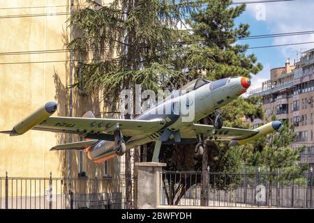 Belgrade / Serbie - 30 avril 2017 : Académie de l'aviation de Belgrade, capitale de la Serbie Banque D'Images