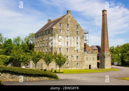 31 mai 2020 le moulin historique de Ballydugan et la cheminée de cheminée situés près de Downpatrick dans le comté en Irlande du Nord. Ce bâtiment restauré est non Banque D'Images