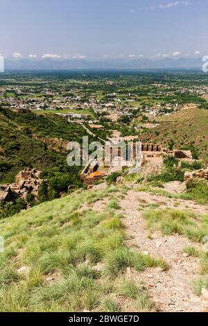 Monastère bouddhiste de Takht-i-Bahi, Takht i Bahi, Takht Bhai, province de Khyber Pakhtunkhwa, Pakistan, Asie du Sud, Asie Banque D'Images