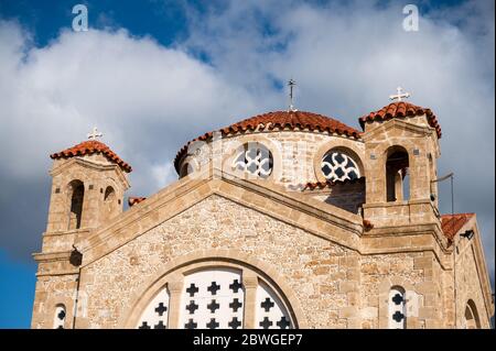 Église d'Agios Georgios (Saint George), Peyia, Chypre Banque D'Images