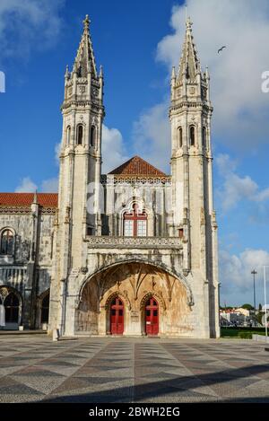 Musée maritime ou Marine (Museu de Marinha) à Belem, Lisbonne, Portugal. Intégré dans le bâtiment du monastère de Jeronimos Banque D'Images