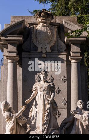 Monumento a la Infanta doña Isabel de Borbón. Madrid. Espagne Banque D'Images