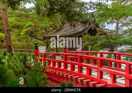 Godaidō Templém Matshushima, Japon Banque D'Images