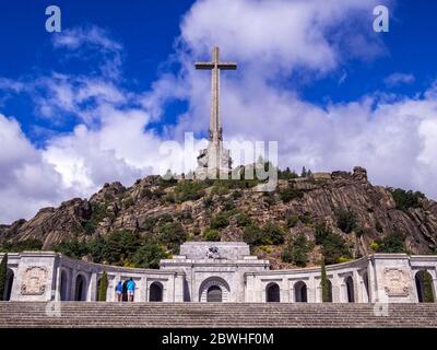 Valle de los Caídos. San Lorenzo de El Escorial. Madrid. Espagne Banque D'Images