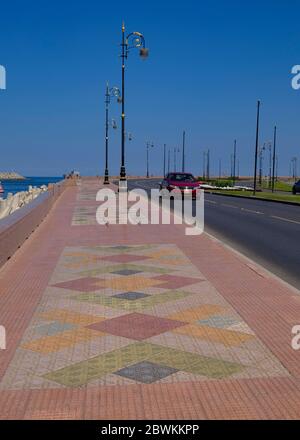 La Corniche de Mutrah à Muscat, Oman. Banque D'Images