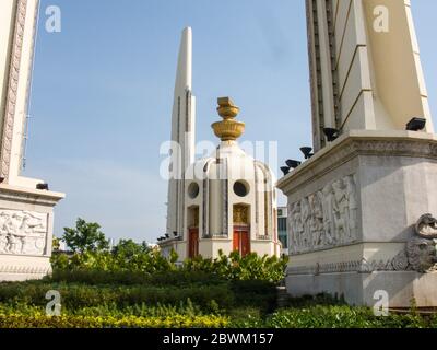 Bangkok, avril 15 2018 : le Monument de la démocratie est un monument public de la zone publique à Bangkok, Thaïlande le 15 2018 avril, à Bangkok, Thaïlande. Banque D'Images