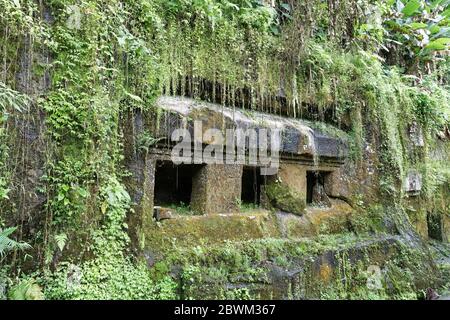 Tampaksiring, île de Bali, Indonésie. 27 mai 2019. Tombes royales Gunung Kawi Temple Funerary Complex Tampaksiring, Gianyar, Bali Island, Indonésie. Banque D'Images