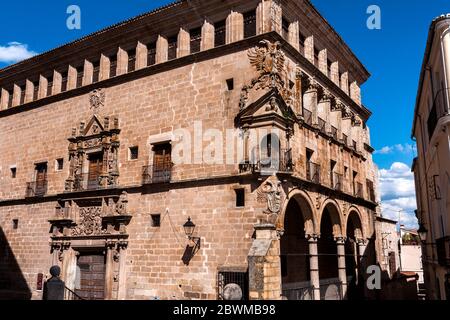 Palacio de los Carvajal Vargas. Trujillo. Cáceres. Estrémadure. Espagne Banque D'Images