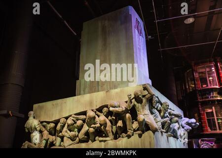 Magic is Might statue, Making of Harry Potter, Warner Bros. Studio Tour, Leavesden, Londres Harry Potter, studio tour, coulisses, objets, films, Royaume-Uni Banque D'Images