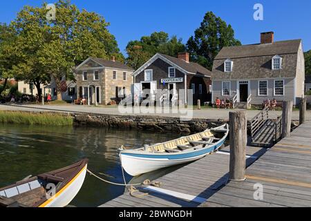 Mystic Seaport, Mystic, Connecticut, USA Banque D'Images