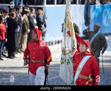 TUCUMÁN, ARGENTINE, 09 juillet 2016. Défilé du jour de l'indépendance, en commémoration du bicentenaire, Tucumán de la ville de San Miguel, TUCUMÁN. Foto : Axel Llor Banque D'Images