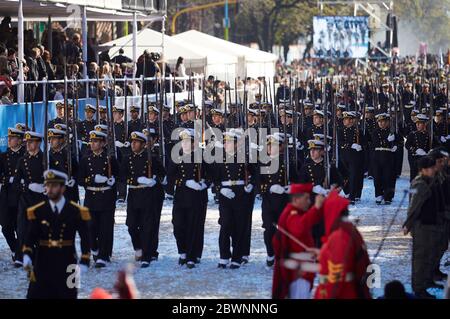 TUCUMÁN, ARGENTINE, 09 juillet 2016. Défilé du jour de l'indépendance, en commémoration du bicentenaire, Tucumán de la ville de San Miguel, TUCUMÁN. Foto : Axel Llor Banque D'Images