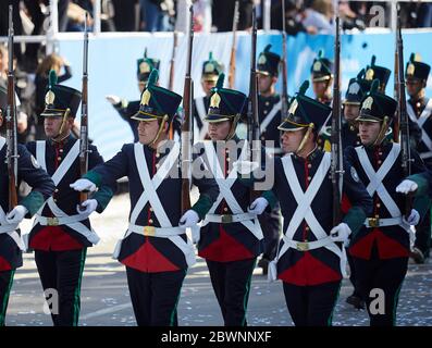 TUCUMÁN, ARGENTINE, 09 juillet 2016. Défilé du jour de l'indépendance, en commémoration du bicentenaire, Tucumán de la ville de San Miguel, TUCUMÁN. Foto : Axel Llor Banque D'Images