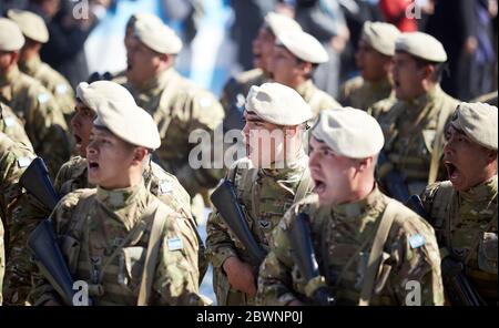 TUCUMÁN, ARGENTINE, 09 juillet 2016. Défilé du jour de l'indépendance, en commémoration du bicentenaire, Tucumán de la ville de San Miguel, TUCUMÁN. Foto : Axel Llor Banque D'Images