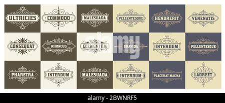 Jeu d'étiquettes et de bannières. Vecteur Illustration de Vecteur