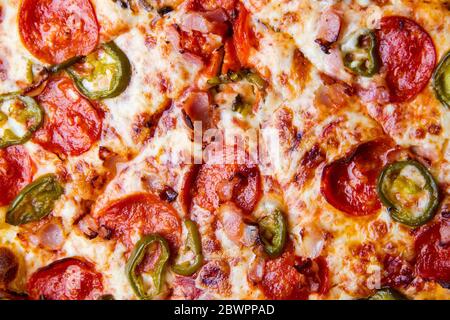 Pizza mexicaine traditionnelle Banque D'Images