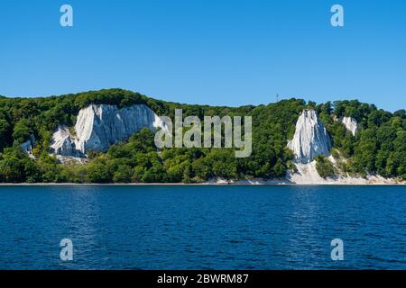 La côte de la craie de Rügen sur la mer Baltique Banque D'Images