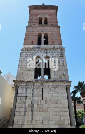 Capua - Facciata del campanile del Duomo Banque D'Images