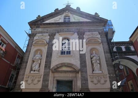 Capua - Facciata della Chiesa della Santissima Annunziata Banque D'Images
