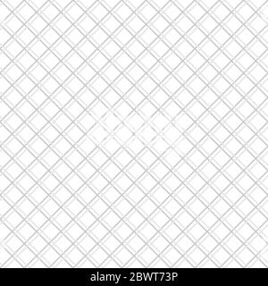 Arrière-plan à carreaux sans couture. Motif losange diagonal. Texture géométrique sans couture. Motif mosaïque. Illustration vectorielle en quadrillé. Noir et blanc Illustration de Vecteur